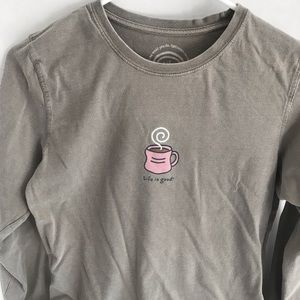 LIFE IS GOOD long sleeve T-shirt size S